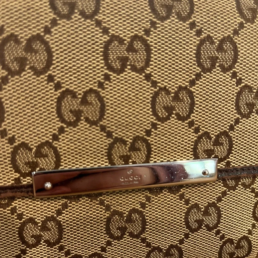 GUCCI Authentic monogram compact wallet bifold with‎ coin pouch EUC - Picture 10 of 16